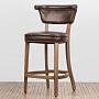 Барный стул Angeles Barstool Low, Weathered Oak
