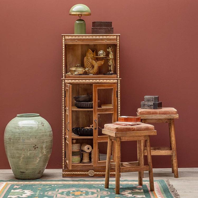 Шкатулка из рога Эмир, L Emir Horn Box Grey And Black Large