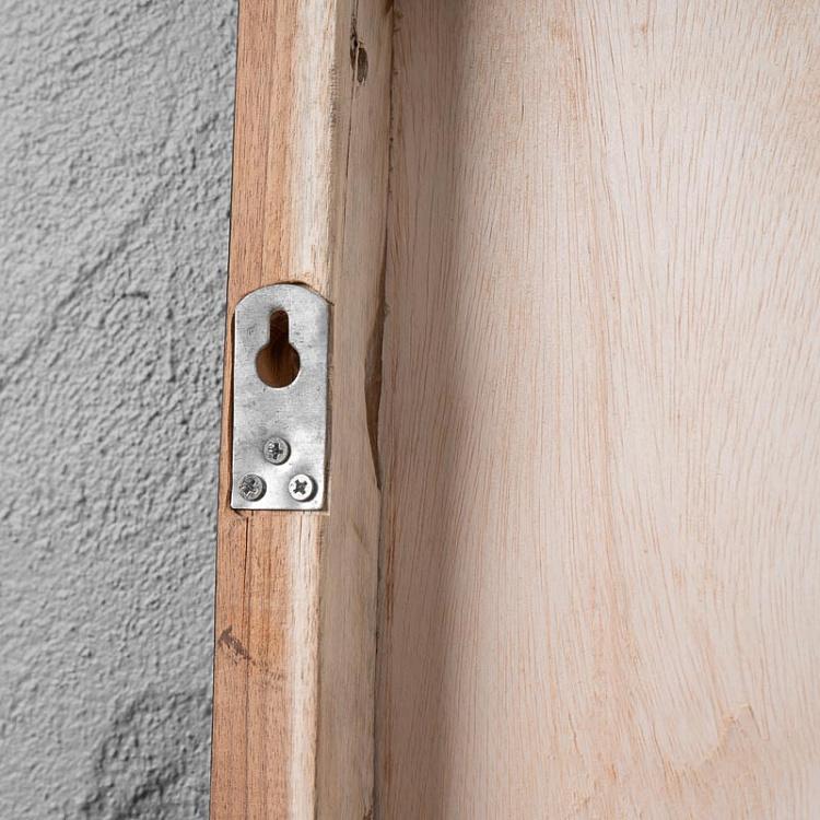 Декоративная панель из яванской древесины Wall Art Recycled Old Javanese Wood