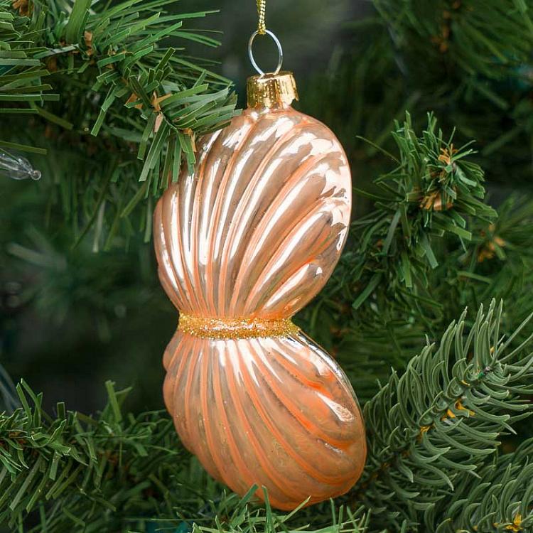 Ёлочная игрушка Пудреница Glass Hanger Beauty Powder 10 cm