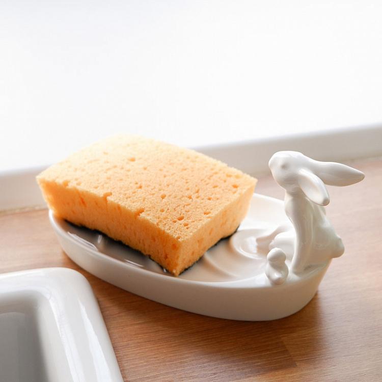 Мыльница с кроликом и уточкой Rabbit And Duck Soap Dish