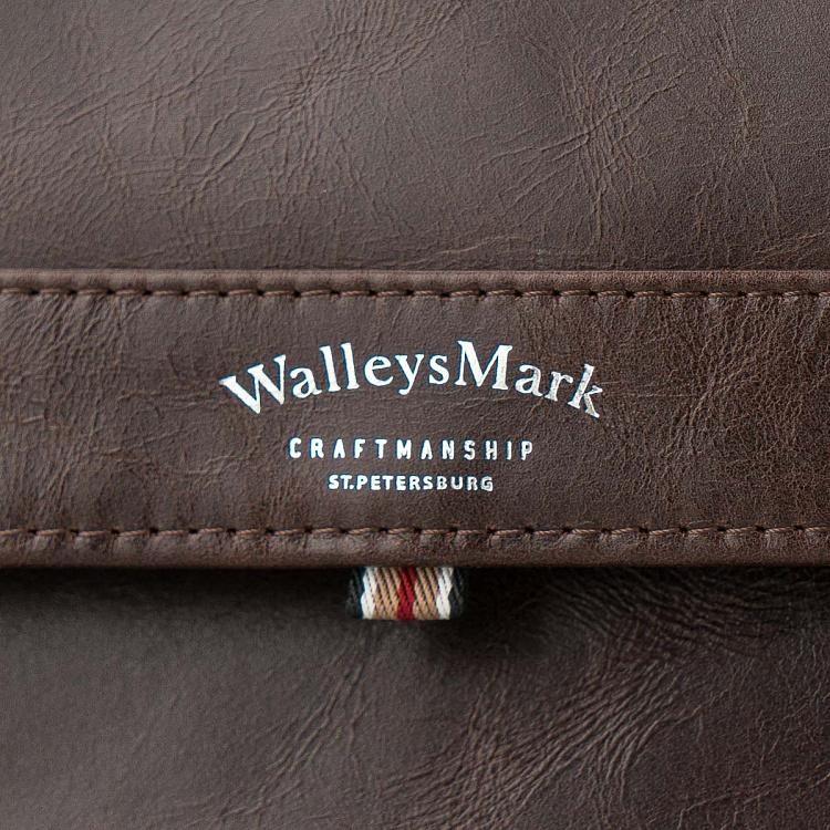 Кожаная мужская сумка-портфель Мессенджер Satchel Messenger Bag