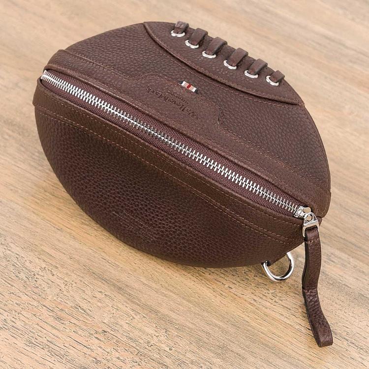 Кожаный несессер-мяч Оболенский Покет Skid Obolensky Pocket