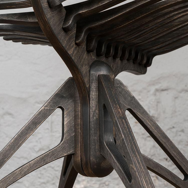 Тёмный стул Скелетон Skeleton Chair Dark Oil