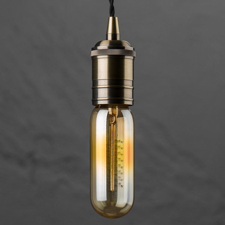 Лампа накаливания Эдисон Трубка Винт E27 60 Вт, золотая колба Edison Tube Gold Screw E27 60W