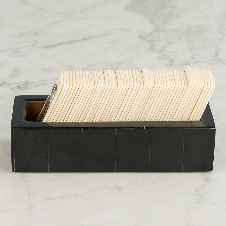 Игральные карты в чёрной коробке Deck Of Cards In Black Box