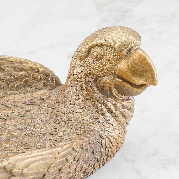 Подставка для мелочей и украшений Золотистый попугай Golden Parrot Tray Large