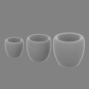 Кашпо Effectory Wow Bowl Pot Cappuccino