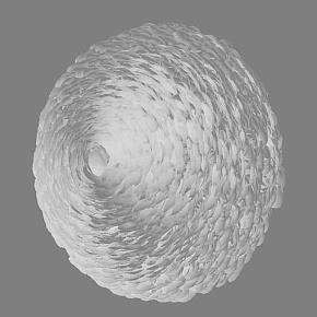 Бра Eos Up Wallsconce White Feathers Large