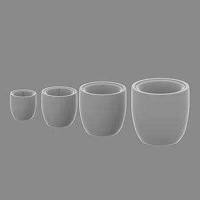 Кашпо Effectory Wood Bowl Pot Light Oak_WGR