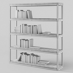 Стеллаж Axel Double Bookcase