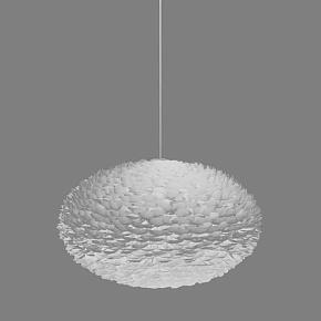 Светильник Eos Esther Hanging Lamp White Feathers White Cord Medium